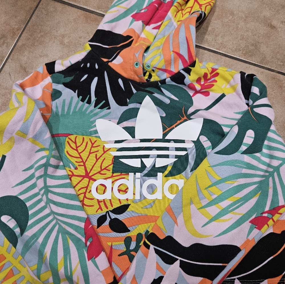 Addidas cropped hoodie